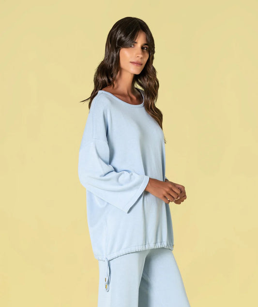 JERSEY CALADO CORAZÓN AZUL