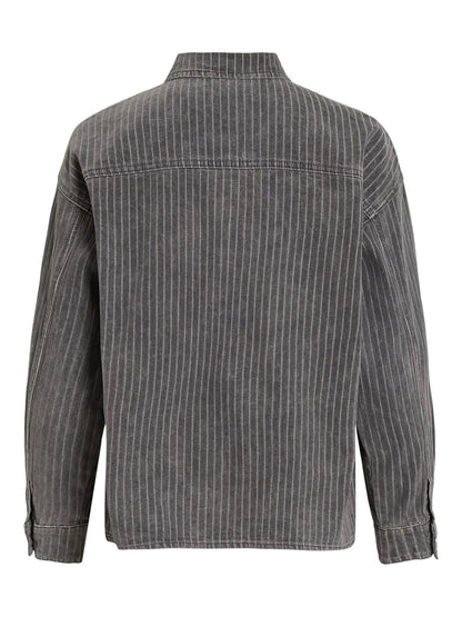 CAMISA DENIM VIARIE GRIS OSCURO
