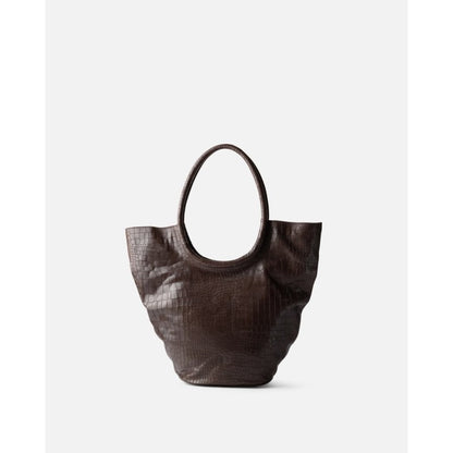 BOLSO DE HOMBRO MARRIOTT DE PIEL MARRÓN OSCURO