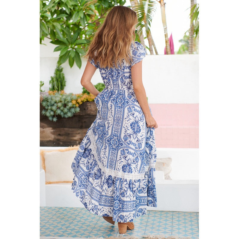 VESTIDO LARGO CARMEN DENIM DREAMS