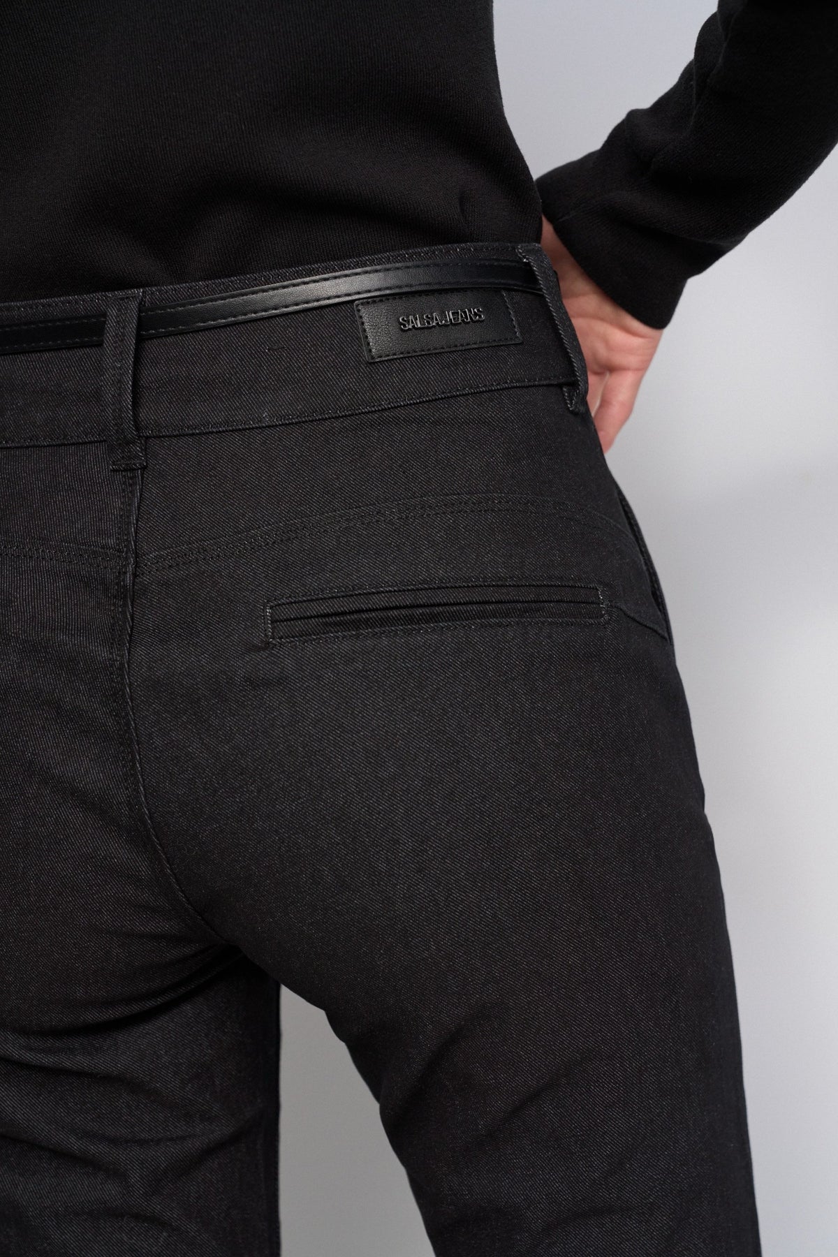 PANTALÓN SECRET CHINO PUSH IN FLARE NEGRO