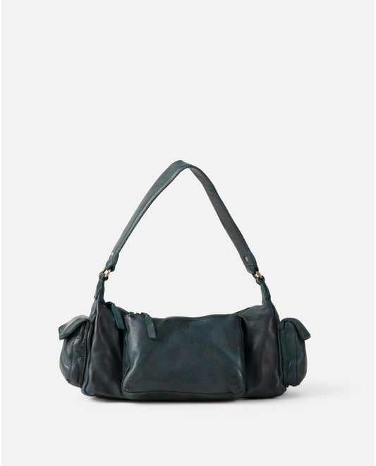 BOLSO KENO CRAZY DE PIEL VERDE AGUA