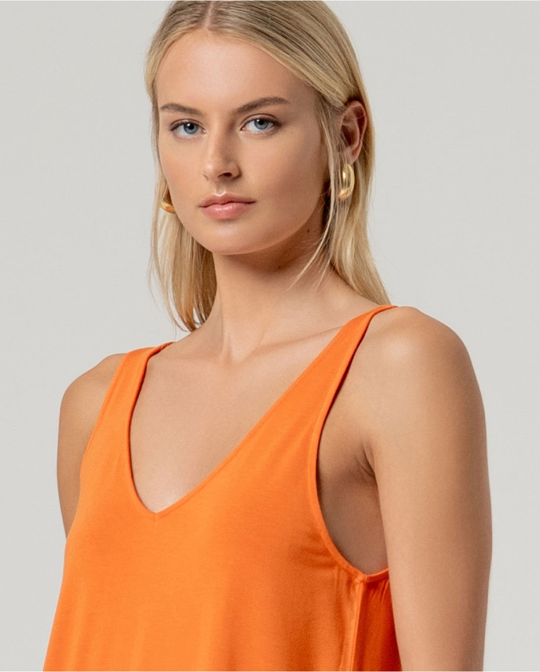 TOP TIRANTES ESCOTE PICO BAMBÚ NARANJA