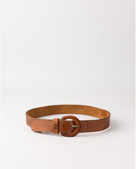 CINTURÓN KENO CRAZY DE PIEL CUERO