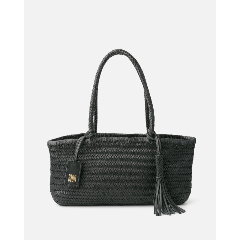 BOLSO DE HOMBRO PERKINS DE PIEL NEGRO