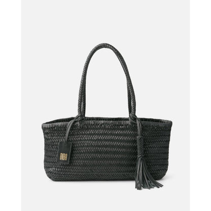 BOLSO DE HOMBRO PERKINS DE PIEL NEGRO