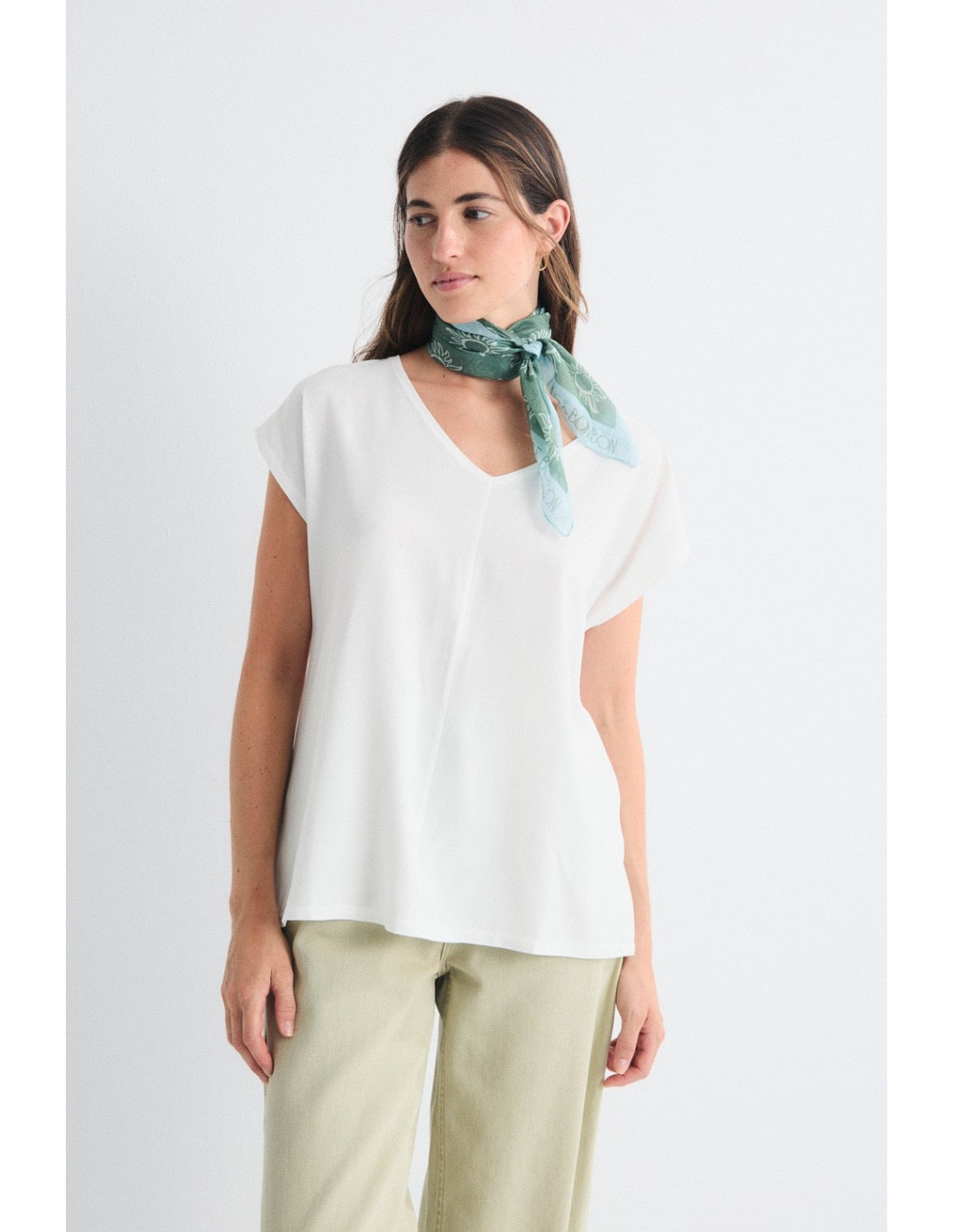 CAMISETA ROXANA BLANCO