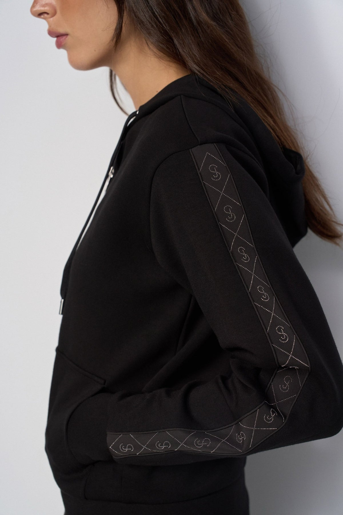 CHAQUETA DE PUNTO NEGRO