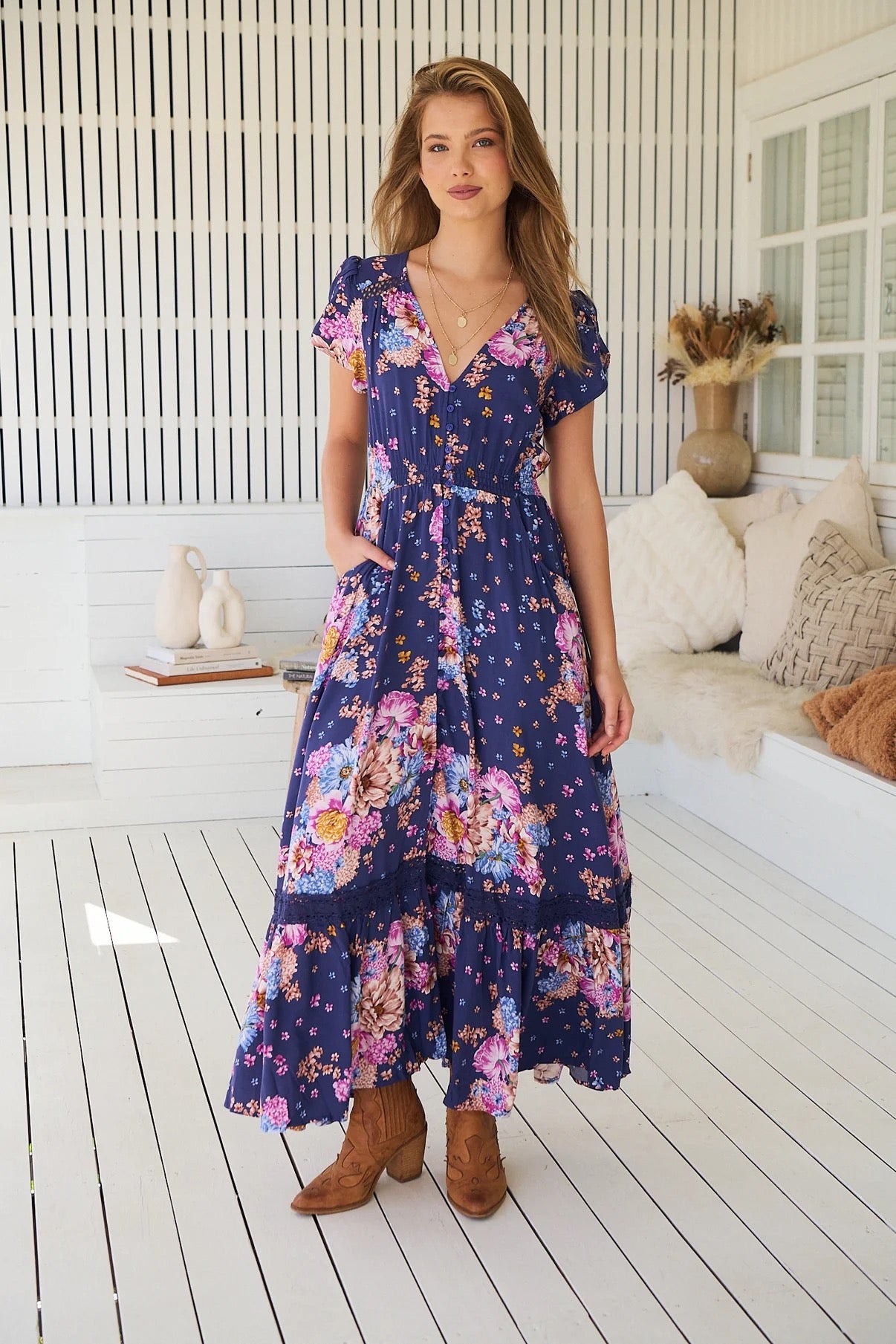 VESTIDO LARGO CARMEN WILD WHIM
