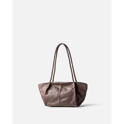 BOLSO DE HOMBRO SOMERVILLE DE PIEL MARRÓN OSCURO