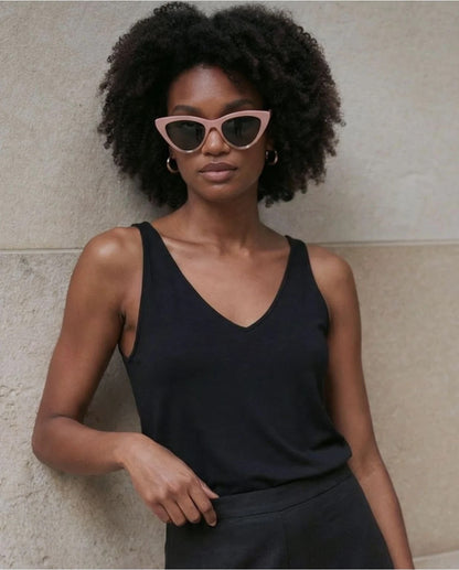 TOP TIRANTES ESCOTE PICO BAMBÚ NEGRO