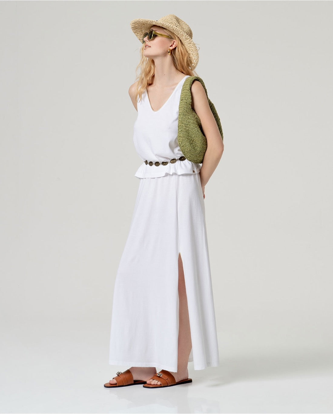 TOP ALGODÓN ORGÁNICO TIRANTES BLANCO