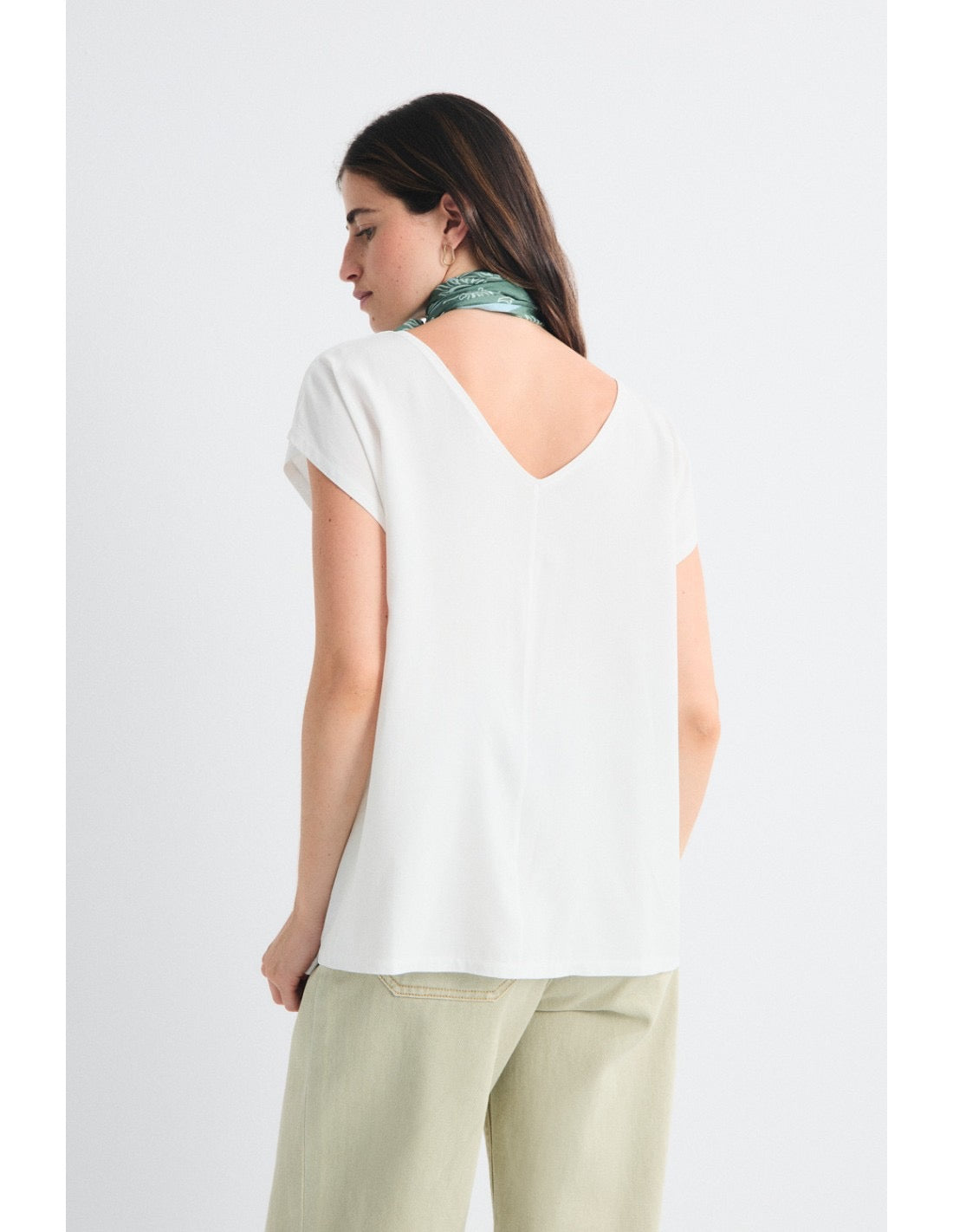 CAMISETA ROXANA BLANCO