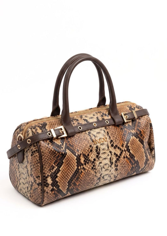 BOLSO BAGUETTE SERPIENTE MARRÓN