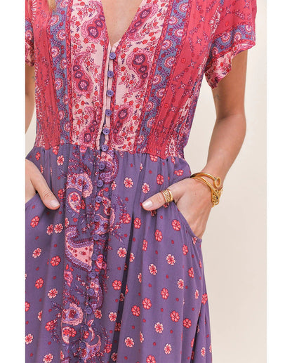 VESTIDO LARGO CARMEN ROSEWOOD