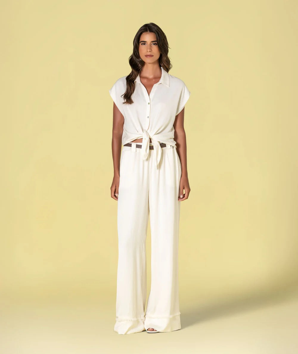CAMISA BOTONES CRUDO