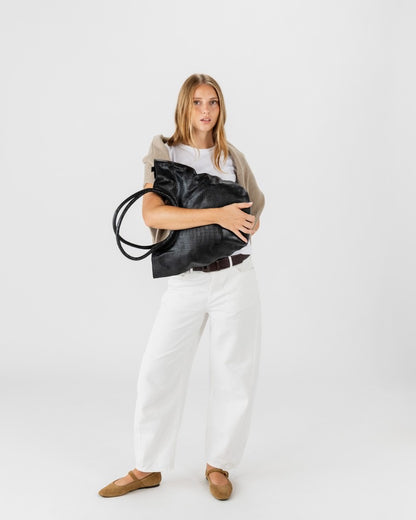 BOLSO DE HOMBRO MARRIOTT DE PIEL NEGRO