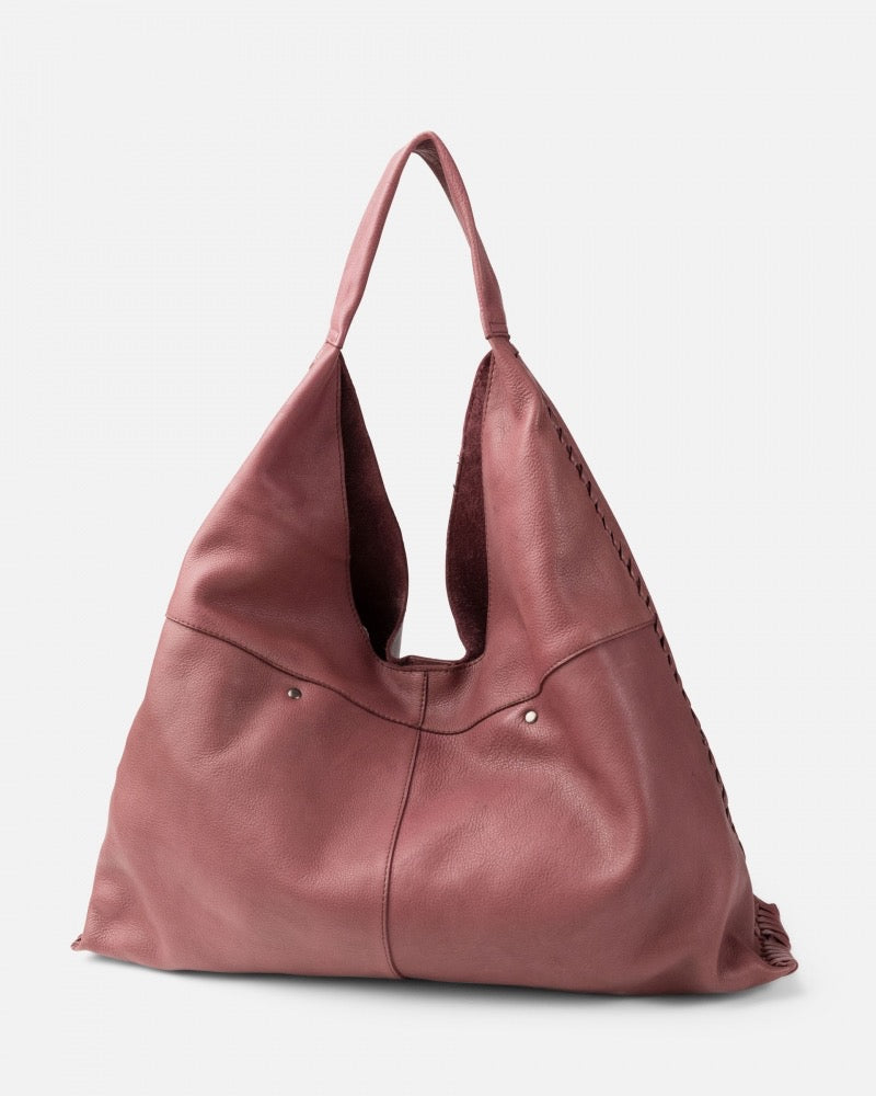 BOLSO DE HOMBRO STOCKTON DE PIEL MALVA