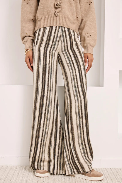 PANTALÓN RAYAS TRAZOS IVORY