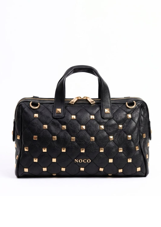 BOLSO BOWLING SOFT TACHUELAS NEGRO