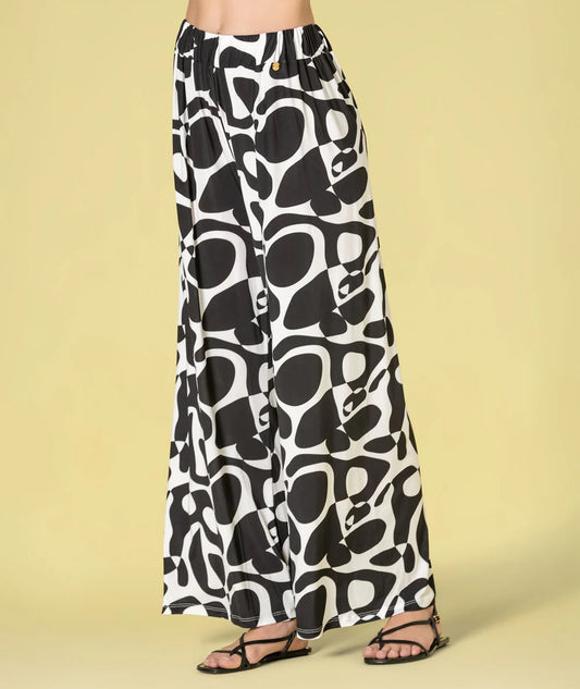 PANTALÓN ESTAMPADO GEOMÉTRICO