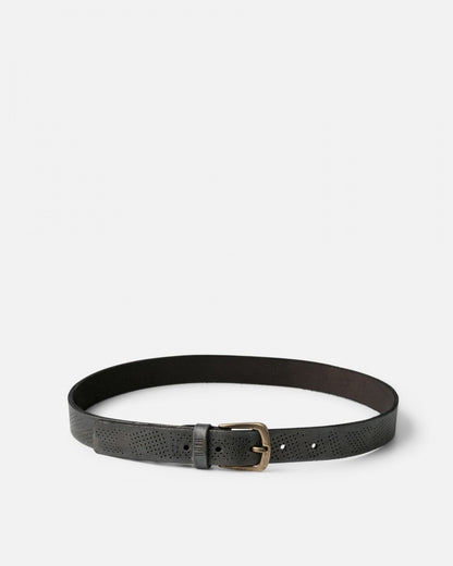 CINTURÓN KAYSVILLE DE PIEL NEGRO