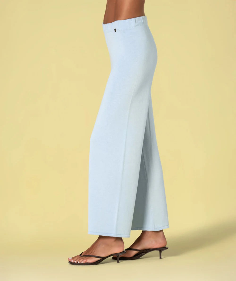 PANTALÓN DE PUNTO AZUL