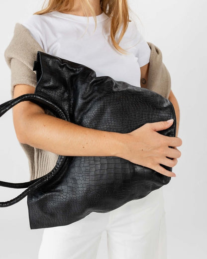 BOLSO DE HOMBRO MARRIOTT DE PIEL NEGRO
