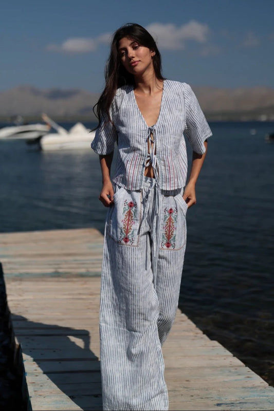 PANTALÓN EMILE AZUL