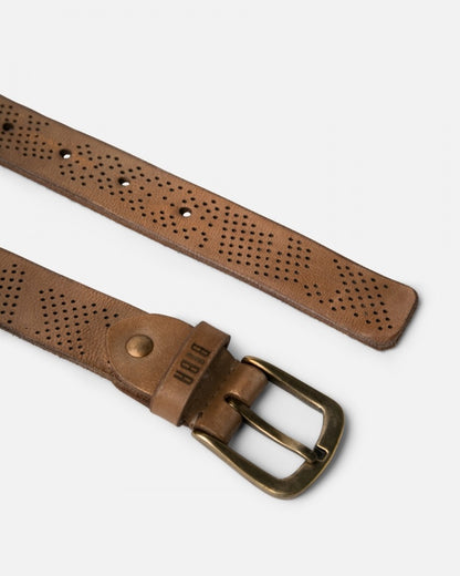 CINTURÓN KAYSVILLE DE PIEL TAUPE