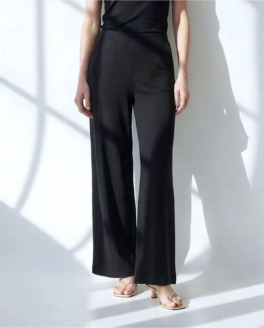 PANTALÓN ANCHO ELÁSTICO NEGRO