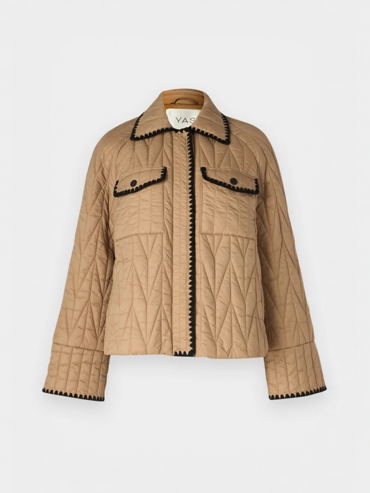 CHAQUETA ACOLCHADA CAMEL