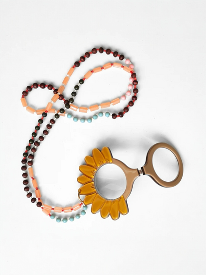 COLGANTE-GAFAS MARGARITA MOSTAZA