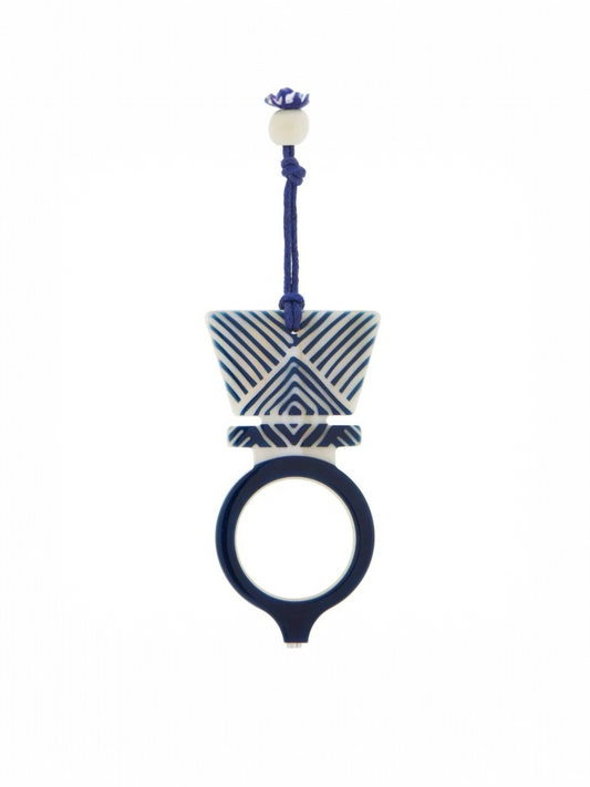 COLGANTE-GAFAS TUAREG AZUL