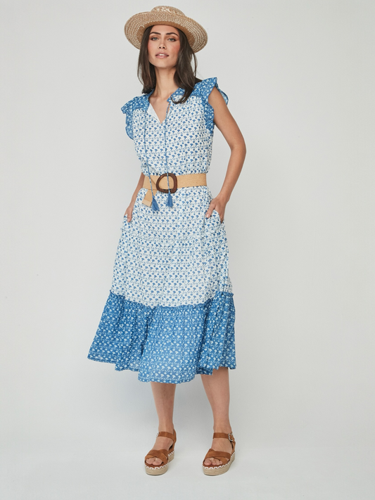 VESTIDO FLORES BLANCO