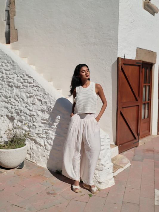 PANTALÓN MARILYN MARFIL