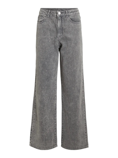 VAQUERO DENIM ANCHO VIFREYA ARIE GRIS OSCURO