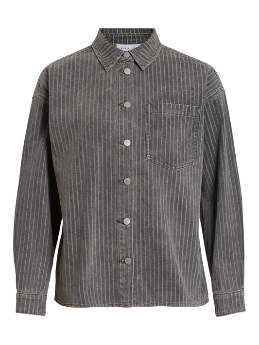 CAMISA DENIM VIARIE GRIS OSCURO