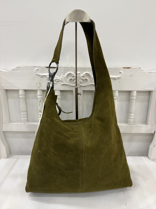 BOLSO DE HOMBRO JACKPOT DE PIEL KAKI