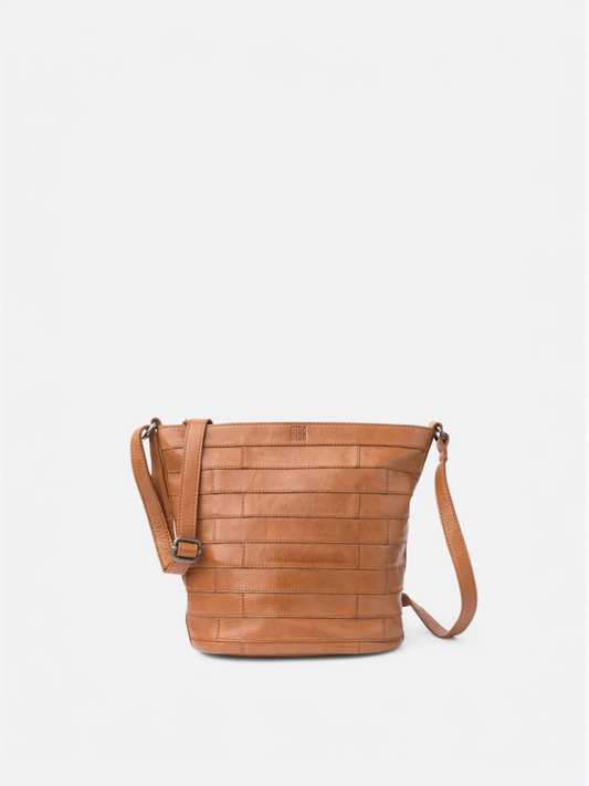 BANDOLERA LEWISBURG BRICKS DE PIEL CUERO
