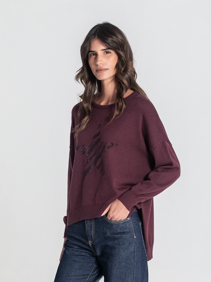 JERSEY ESTRELLA GRANATE