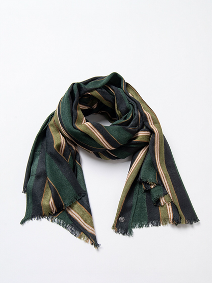 PAÑUELO CON MEZCLA DE LANA KAKI