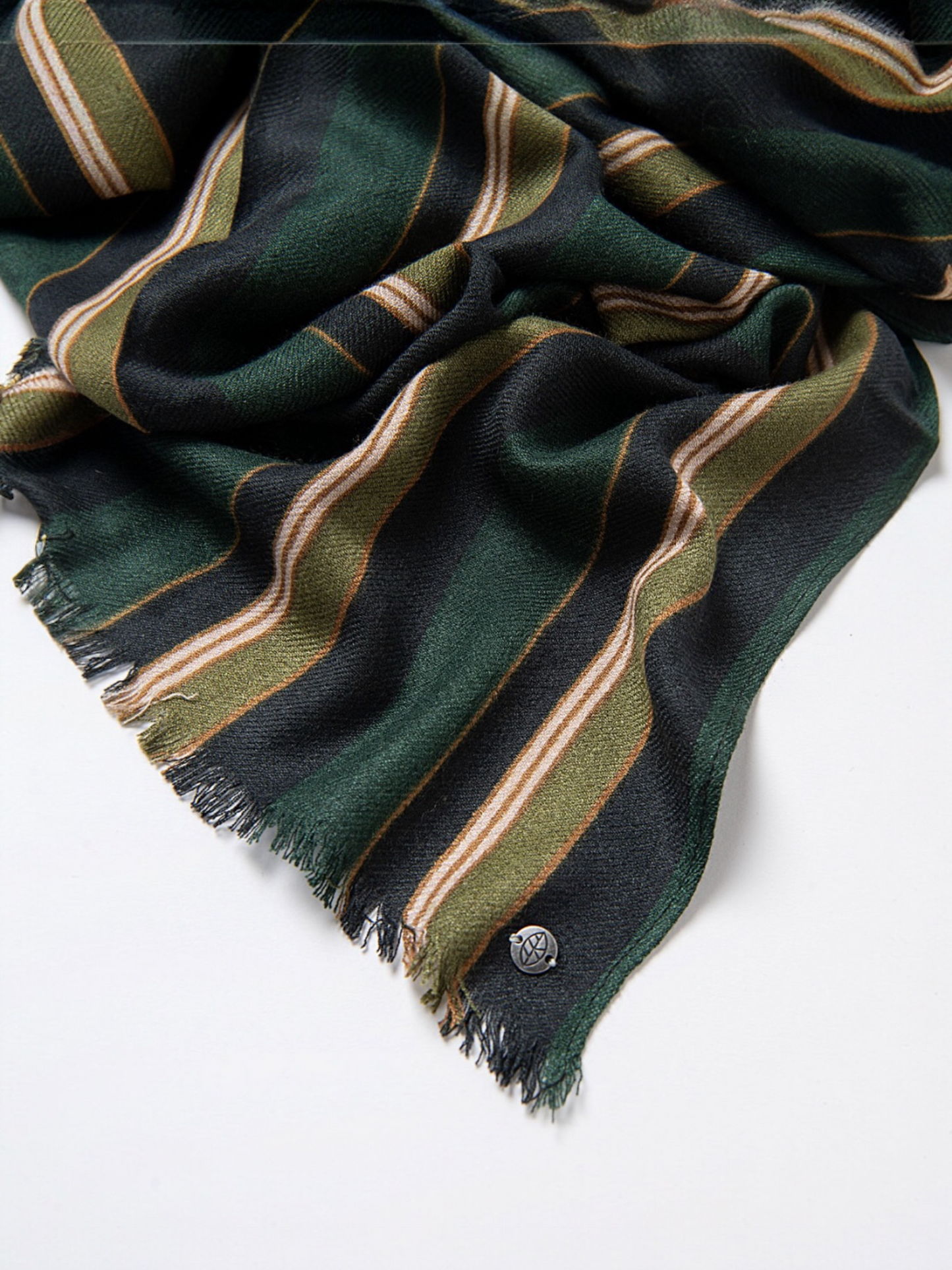 PAÑUELO CON MEZCLA DE LANA KAKI