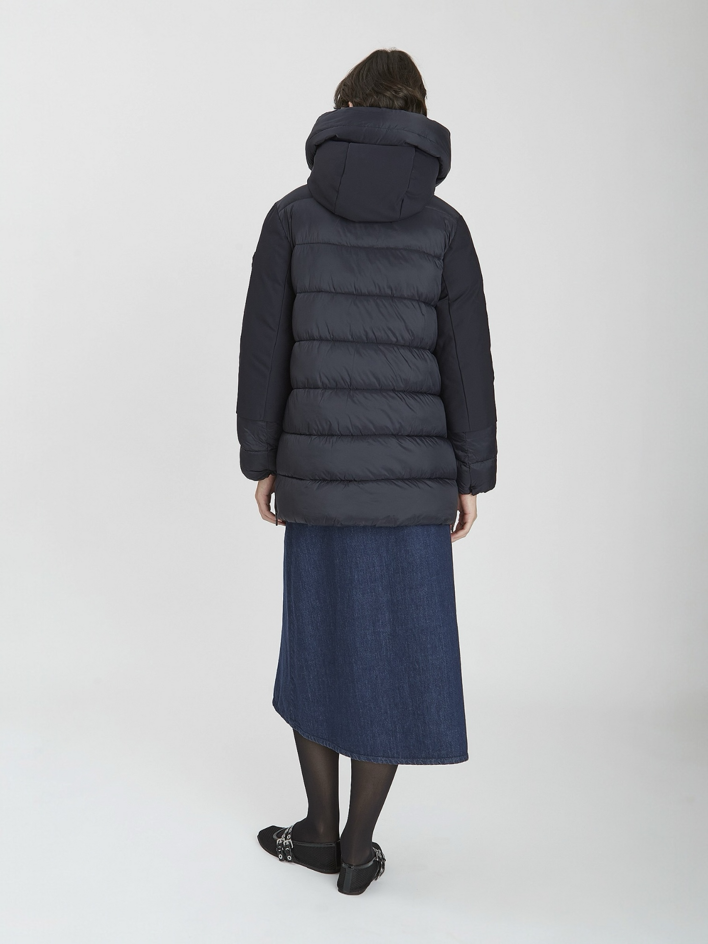 CHAQUETA BECANCOUR MID NAVY