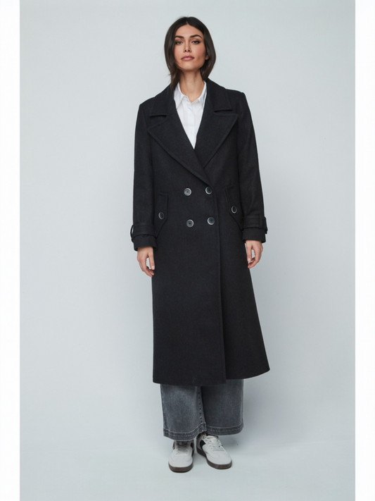 ABRIGO FONTAINE GRIS