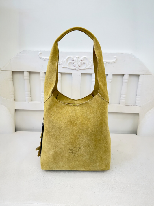 BOLSO DE HOMBRO LUPI PIEL SERRAJE VERDE